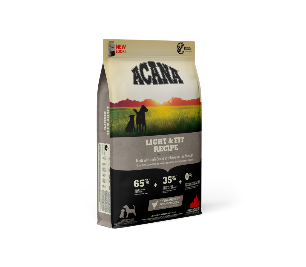 Acana Light & Fit begrūdis sausas maistas suaugusiems šunims 11.4kg