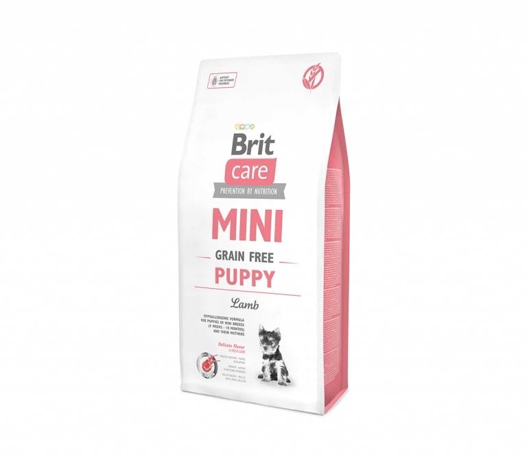 Brit Care Mini Adult Lamb begrūdis sausas maistas mažų veislių šunims su ėriena - Produkto Svoris 2kg