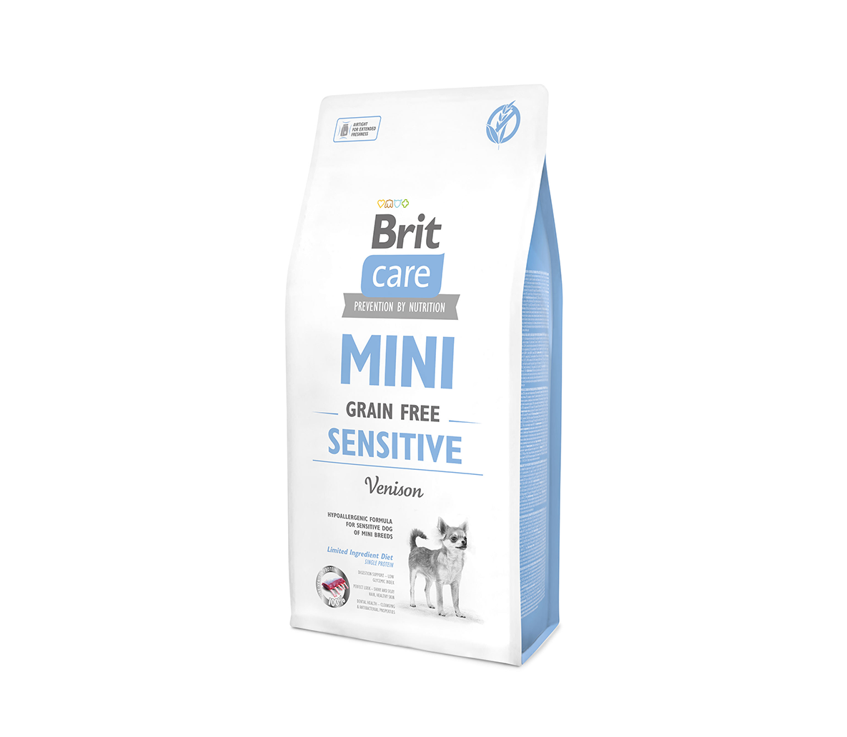 Brit Care Mini Sensitive sausas maistas mažų veislių šunims 400g. - 7kg. 2 kg