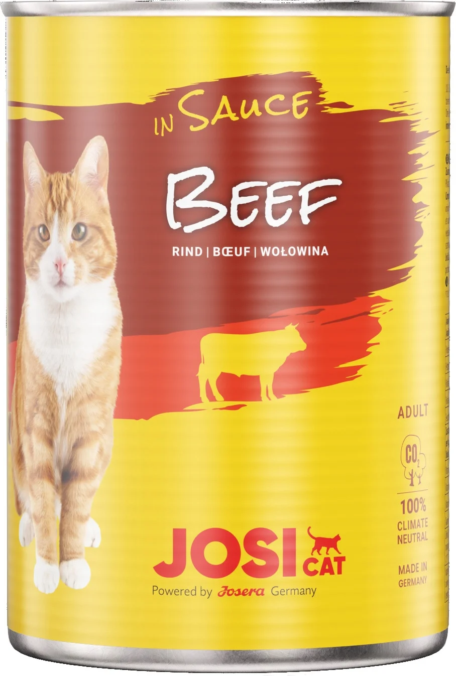 Šlapias kačių maistas Josera JosiCat Beef In Sauce, 0.415 kg