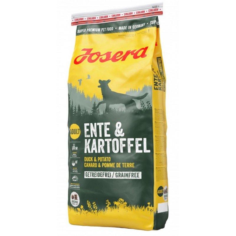 Josera Duck & Potato sausas maistas šunims 12,5 kg.
