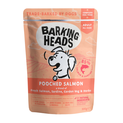 BARKING HEADS POOCHED SALMON KONS. ŠUN. SU LAŠIŠA 300G