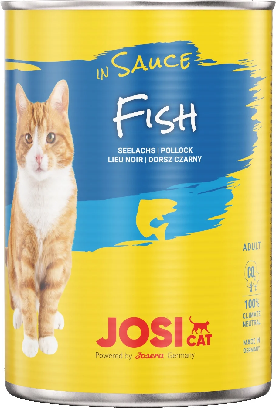Šlapias kačių maistas Josera JosiCat Fish In Sauce, 0.415 kg