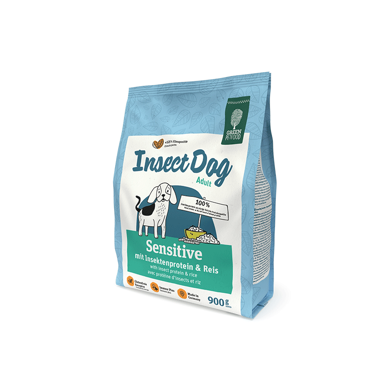 Green Petfood InsectDog Sensitive sausas maistas šunims 900g - 10 kg 10 kg
