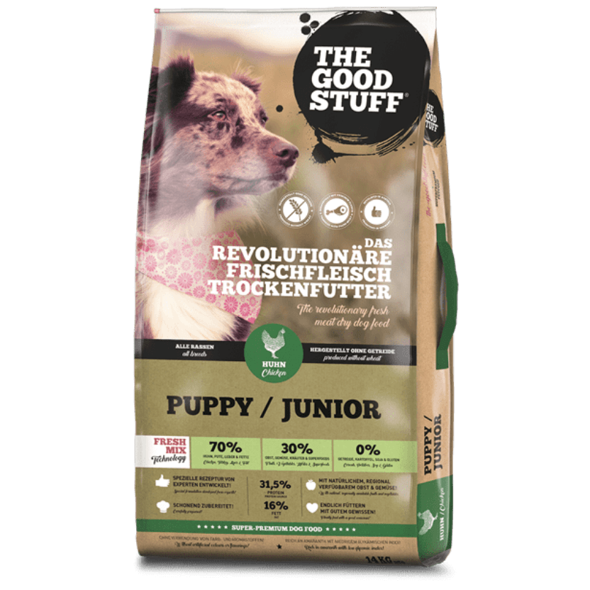 THE GOOD STUFF Puppy / Junior su vištiena 2,5 - 12,5 kg 12,5 kg