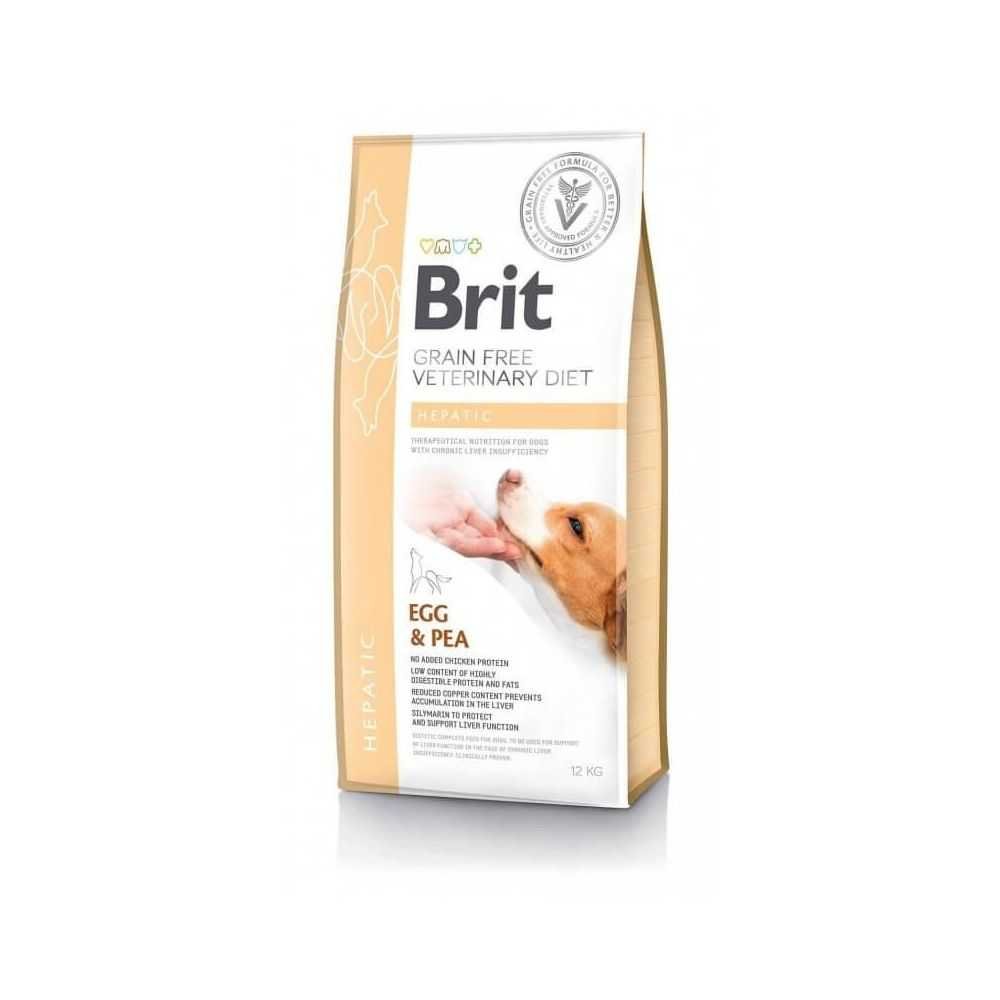 Brit GF Veterinary Diets Dog Hepatic sausas maistas šunims 2kg. - 12kg. 2 kg