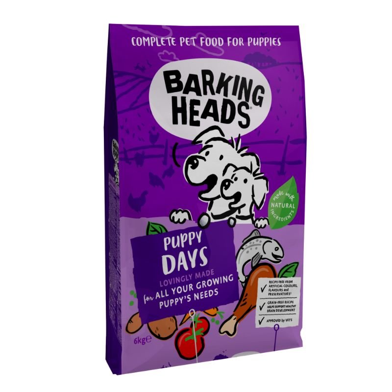 BARKING HEADS PUPPY DAYS GRAIN FREE 2-6kg 6 kg