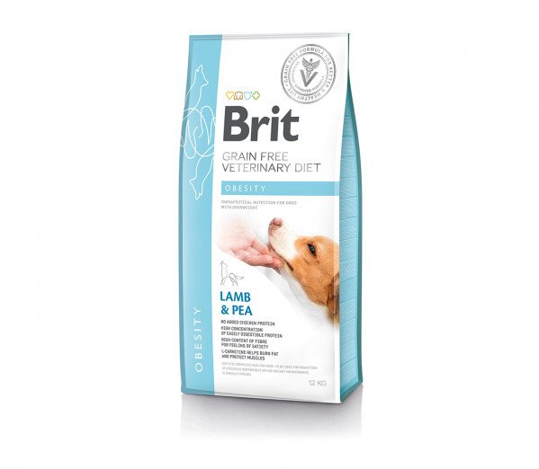 Brit GF Veterinary Diets Dog Obesity sausas maistas šunims  2kg. - 12kg. 2 kg