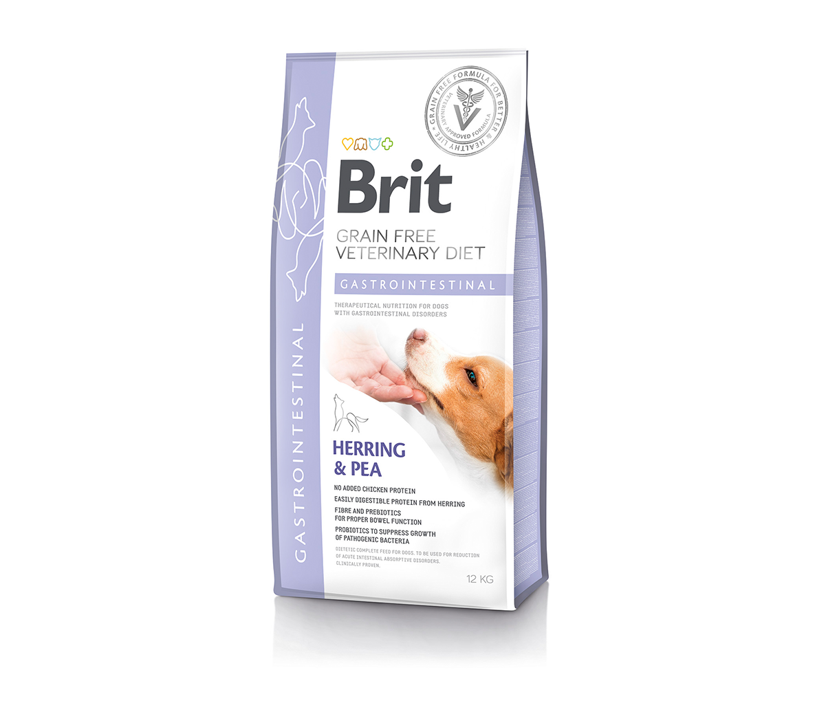 Brit GF Veterinary Diets Dog Gastrointestinal sausas maistas šunims 2kg. -  12kg. 2 kg