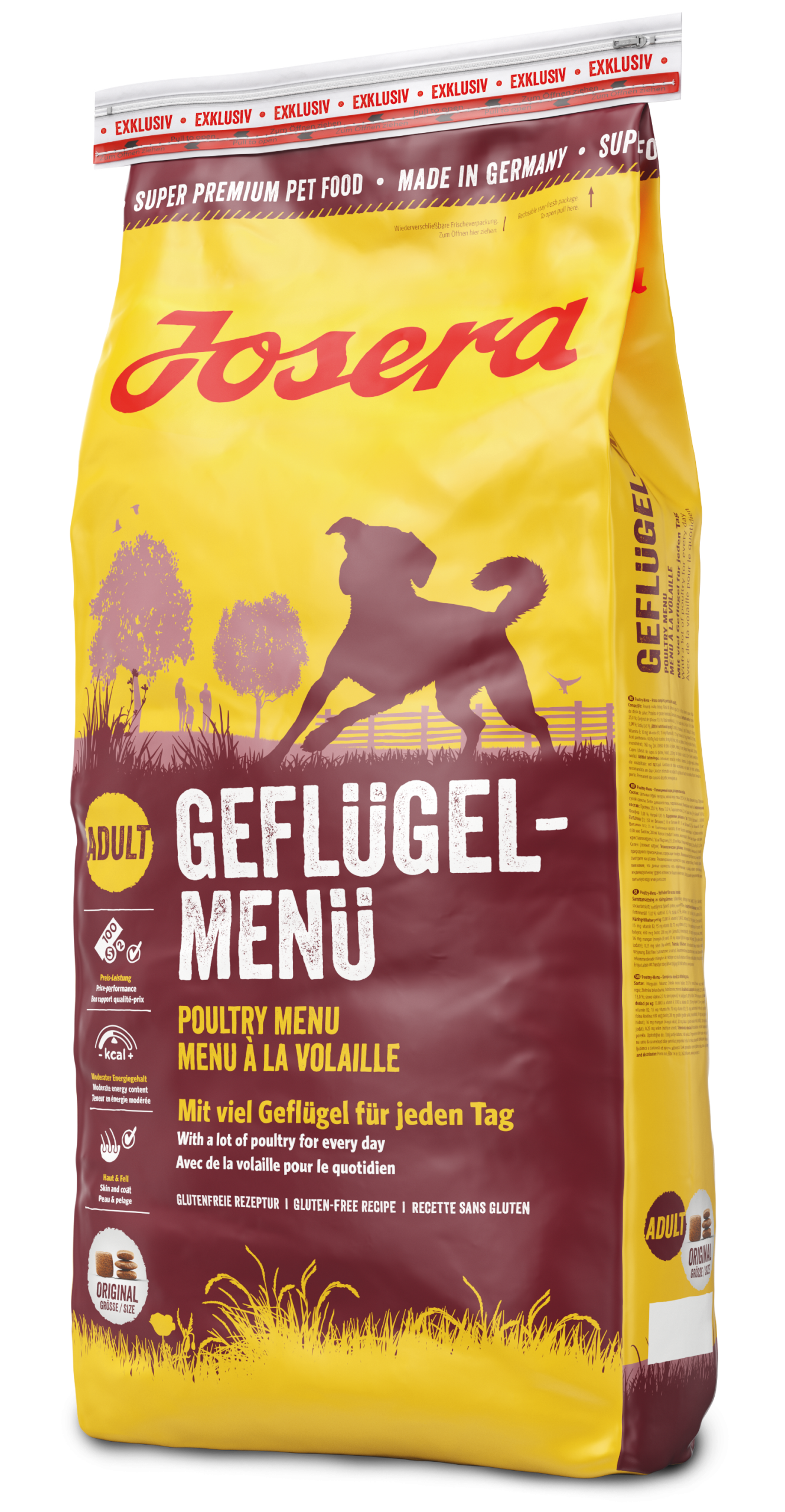 Josera Poultry-Menu Sausas Maistas Šunims Su Paukštiena 12,5kg