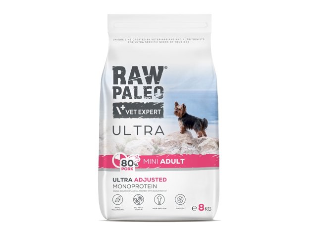 Raw Paleo Ultra Adult Mini Pork 8kg