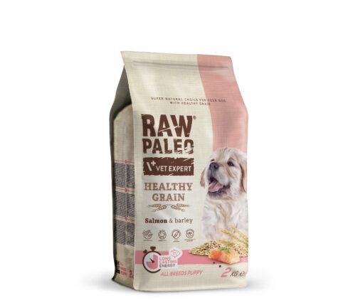Raw Paleo Puppy Healthy Grain Salmon&Barley 2kg