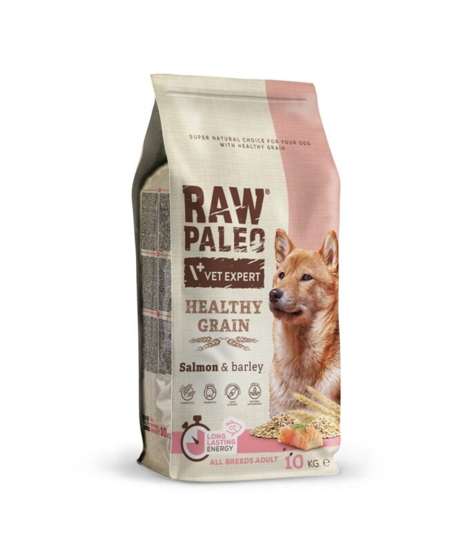 Raw Paleo Adult Healthy Grain Salmon&Barley 10kg