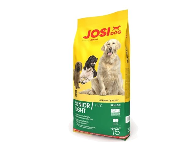 JosiDog Senior Light sausas pašaras vyresnio amžiaus šunims 15 kg