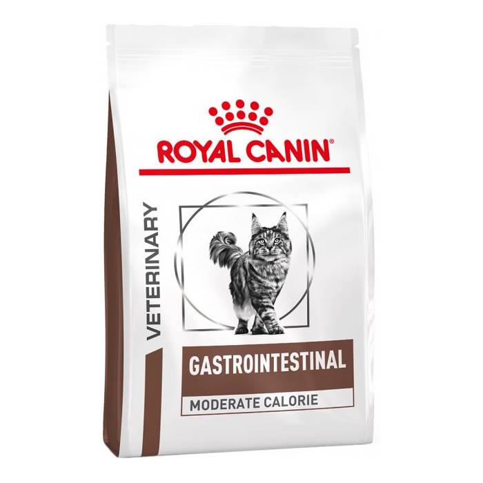 Royal Canin Veterinary Gastrointestinal Moderate Calorie sausas maistas virškinimo problemų turinčioms katėms, 0,4 kg