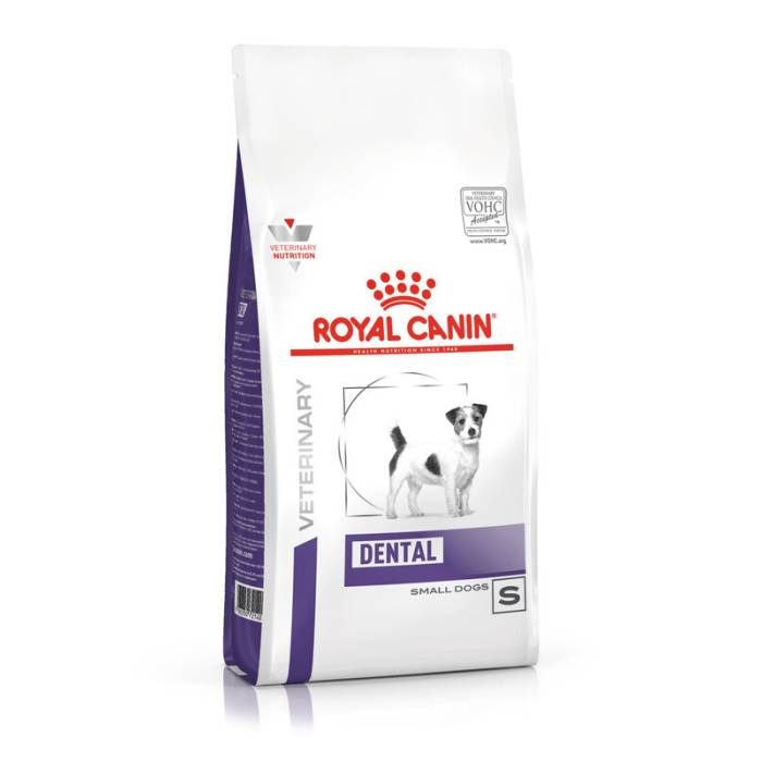 Royal Canin Veterinary Dental Small Dog sausas maistas mažų veislių šunims, turintiems problemų su dantų/burnos higiena, 1,5 kg