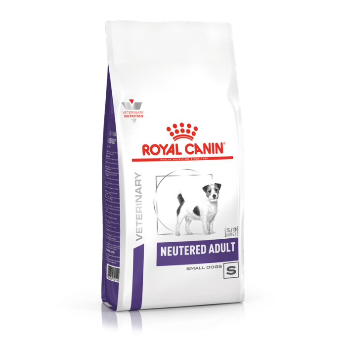 Royal Canin Veterinary Neutered Adult Small sausas maistas mažų veislių sterilizuotiems, linkusiems priaugti svorio šunims, 1,5 kg