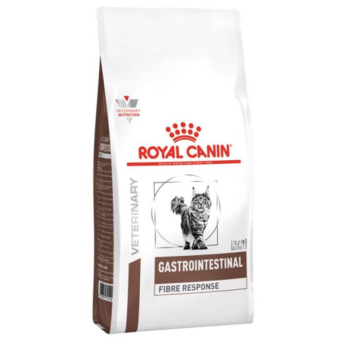 Royal Canin Veterinary Gastrointestinal Fibre Response sausas maistas katėms nuo vidurių užkietėjimo, 4 kg