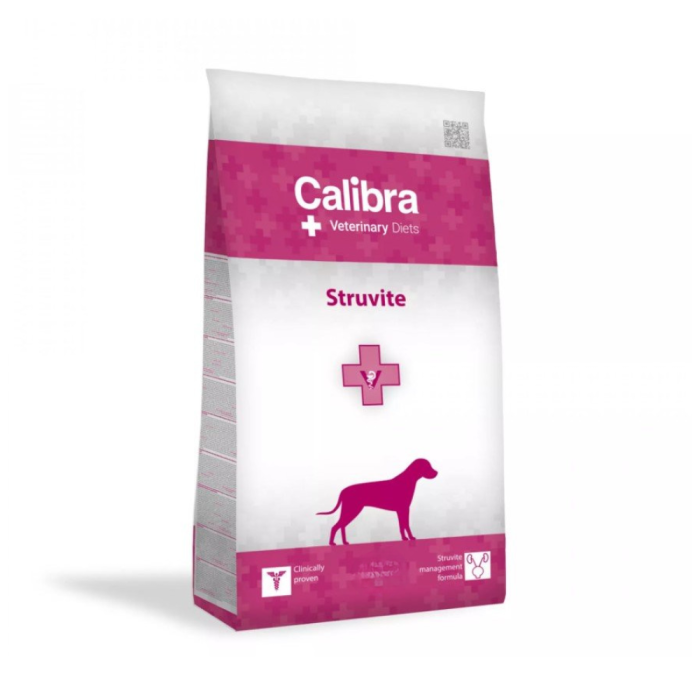 Calibra Veterinary Diets Dog Struvite sausas maistas šunims, struvito akmenims tirpdyti, 12 kg