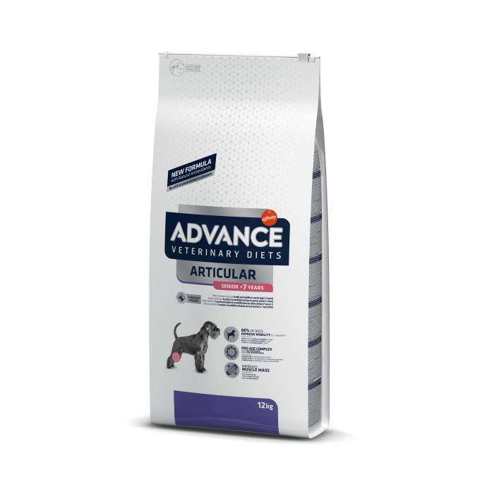 Advance Veterinary Diets Articular Senior sausas maistas vyresnio amžiaus šunims, turintiems sąnarių problemų, 12 kg