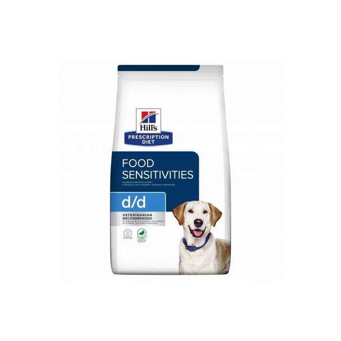 Hill's Prescription Diet Canine Food Sensitivities d/d Duck and Rice sausas maistas jautriems šunims, 12 kg