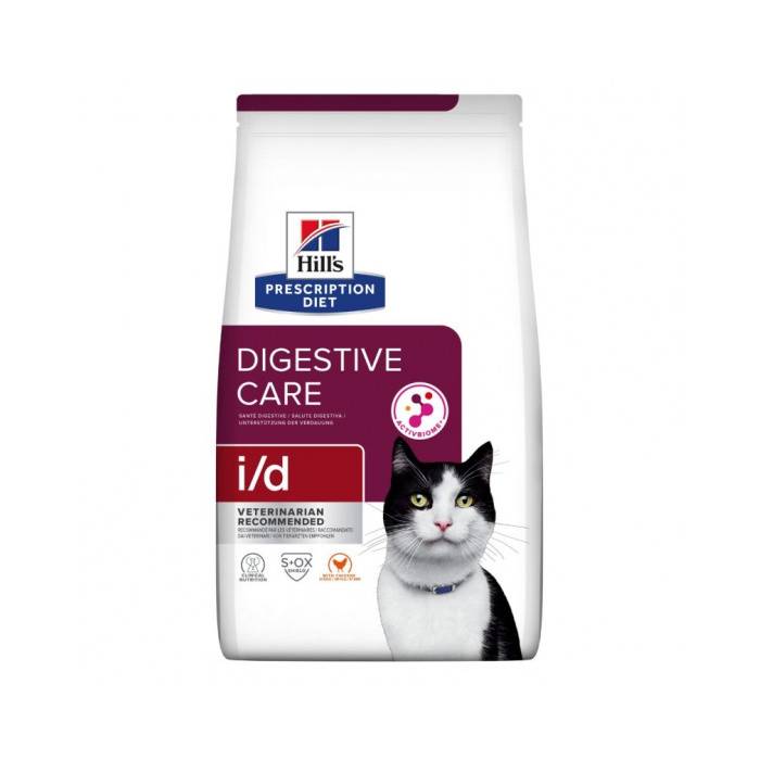 Hill's Prescription Diet Digestive Care i/d Chicken sausas maistas katėms, sergančioms virškinamojo trakto ligomis, 8 kg
