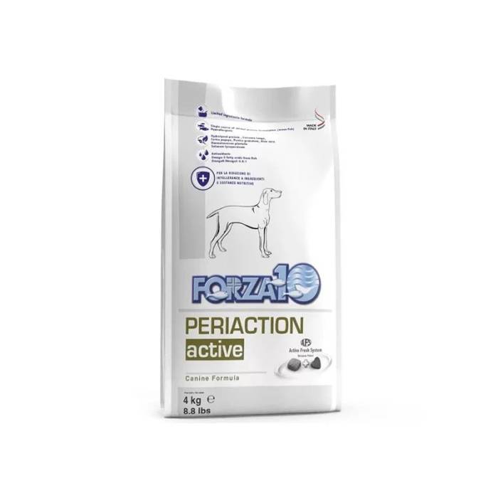 Forza10 Periaction Active sausas maistas šunims, turintiems analinių liaukų problemų, 4 kg
