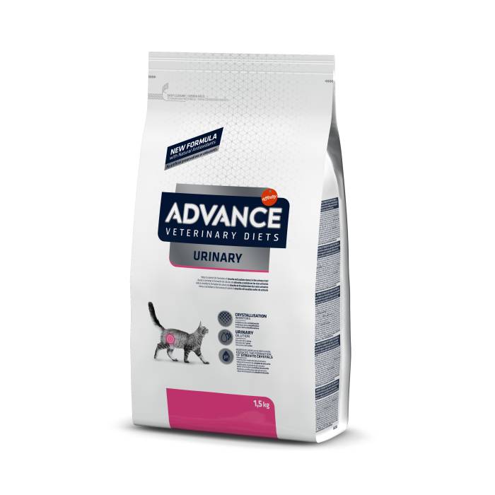 Advance Veterinary Diets Urinary sausas maistas katėms, sergančioms šlapimo takų ligomis, 1,5 kg