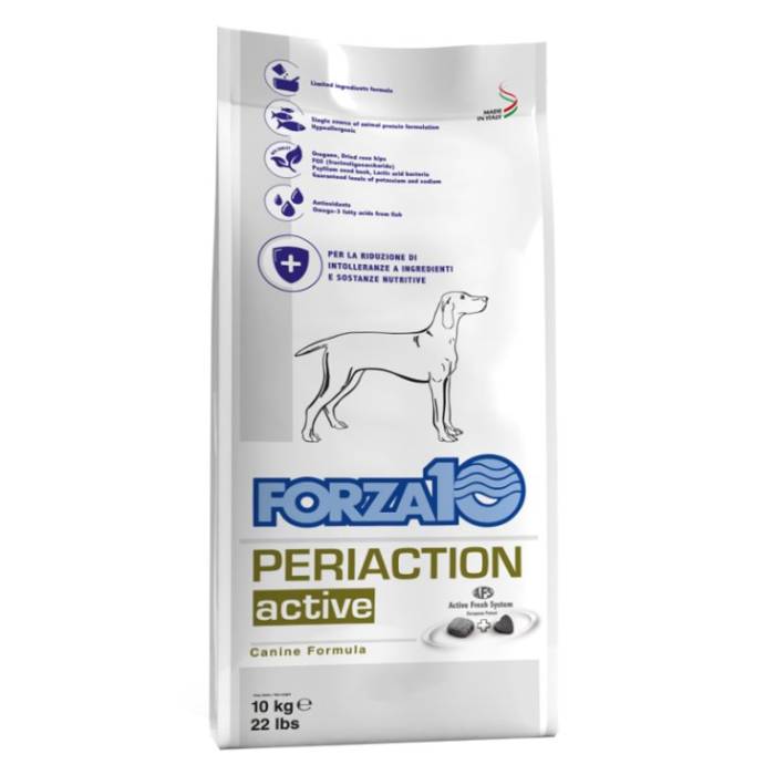 Forza10 Periaction Active sausas maistas šunims, turintiems analinių liaukų problemų,10 kg