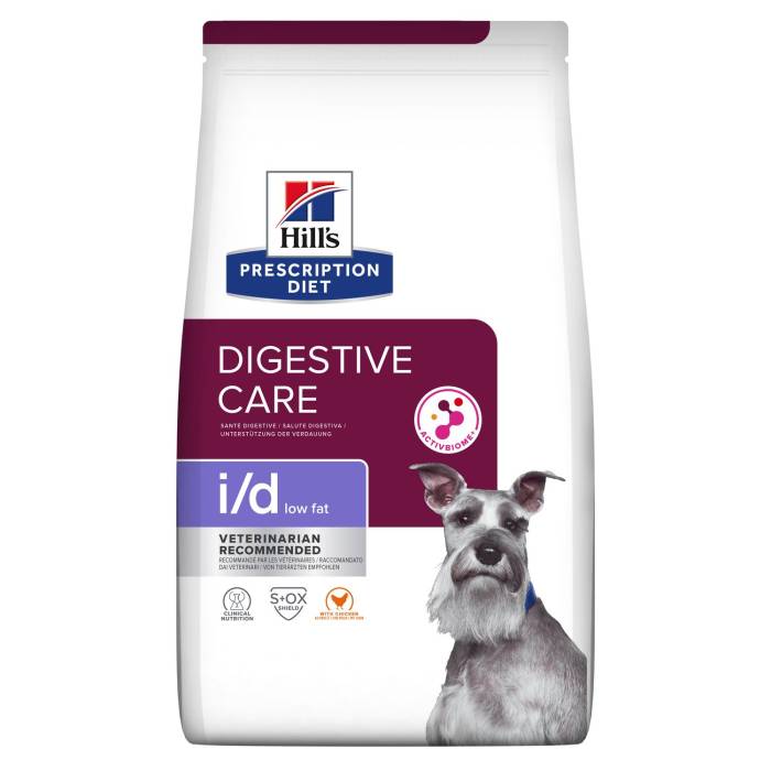Hill's Prescription Diet Digestive Care i/d Low Fat sausas maistas šunims, turintiems virškinamojo trakto sutrikimų, 12 kg