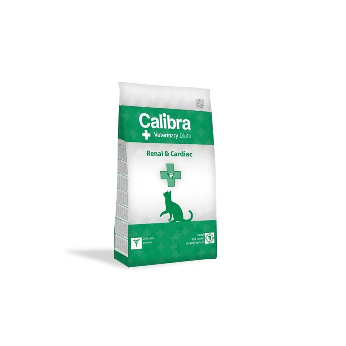 Calibra Veterinary Diets Cat Renal - Cardiac sausas maistas katėms, sergančioms širdies ir inkstų ligomis, 2 kg