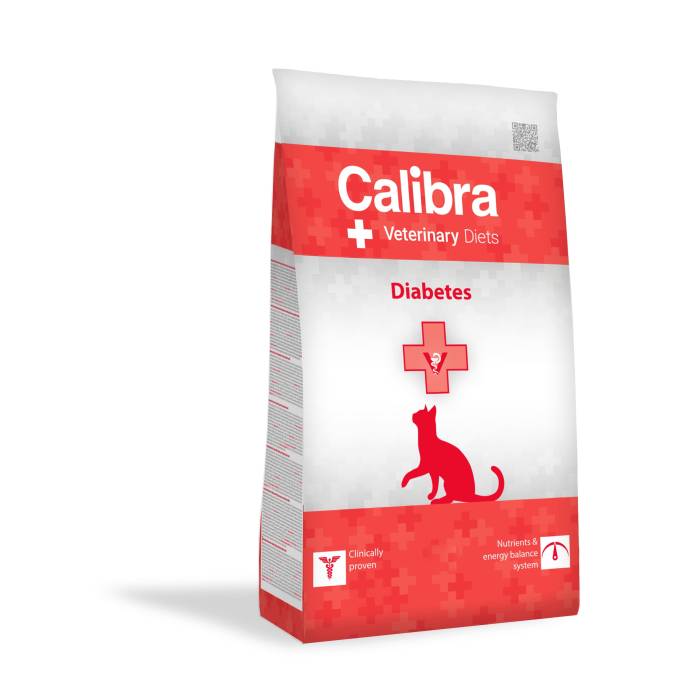 Calibra Veterinary Diets Cat Diabetes sausas maistas katėms, sergančioms cukriniu diabetu, 2 kg