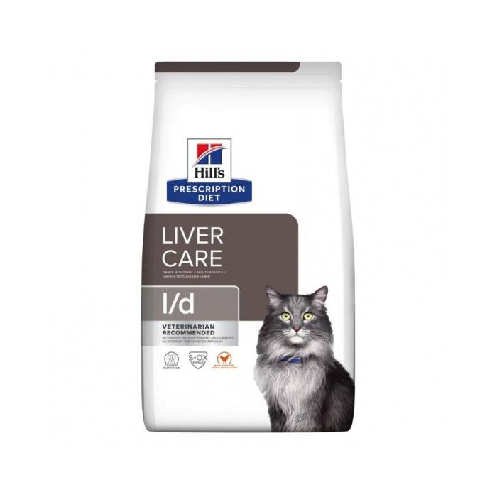 Hill's Prescription Diet Liver Care l/d sausas maistas katėms, turinčioms problemų su kepenimis, 1,5 kg