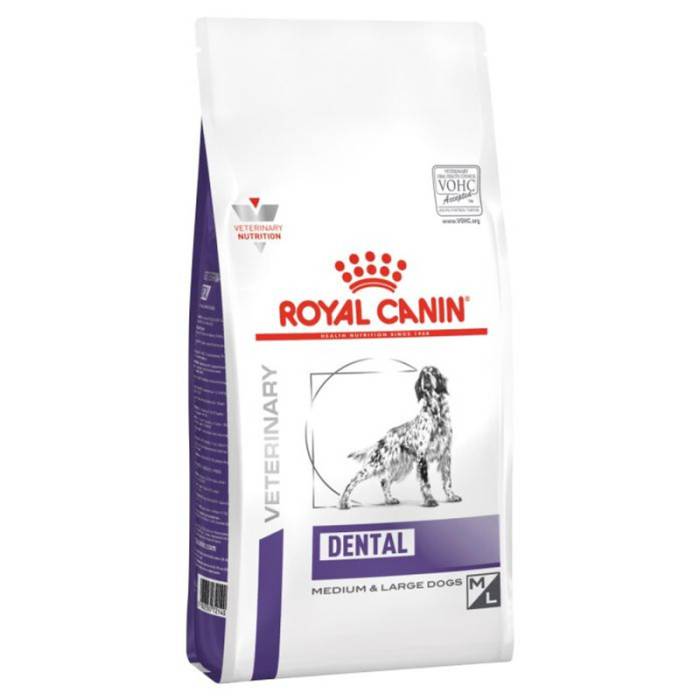 Royal Canin Veterinary Dental Medium and Large sausas maistas didelių ir vidutinių veislių šunims, turintiems dantų problemų, 6 kg