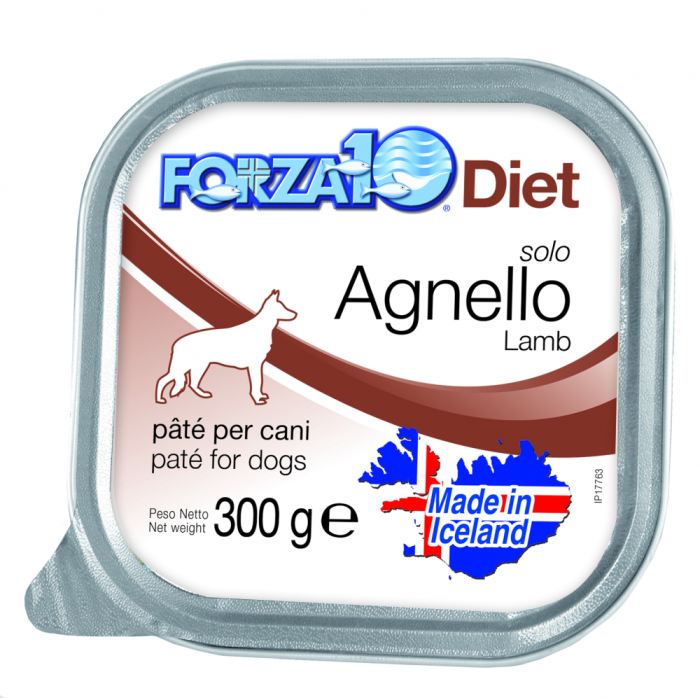 Forza10 Solo Diet Lamb drėgnas maistas šunims, su maisto netoleravimu ir alergijomis, 300 g