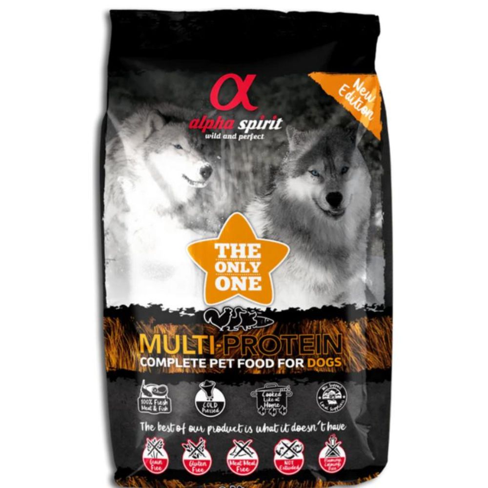 ALPHA SPIRIT MULTIPROTEIN drėgnas multi pašaras šunims 3kg 12kg - Produkto Svoris 3kg