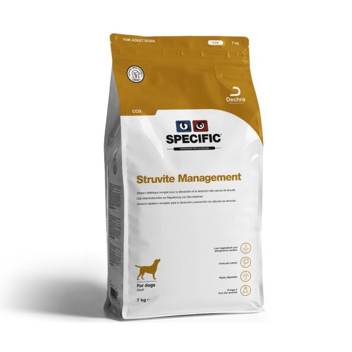 Specific CCD Struvite Management sausas maistas šunims, skirtas struvitų akmenų tirpdymui ir profilaktikai, 2 kg
