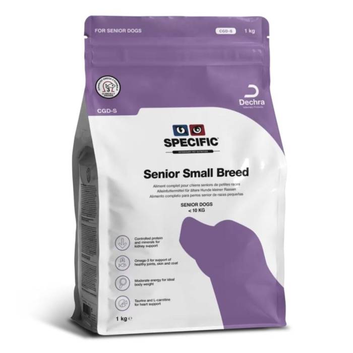 Specific CGD-S Senior Small sausas maistas senyviems, mažų veislių šunims, 1 kg