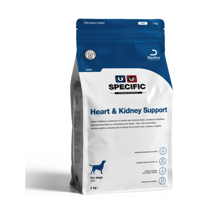 Specific CKD Heart and Kidney Support sausas maistas šunims, serganiems širdies ar inkstų ligomis, 12 kg
