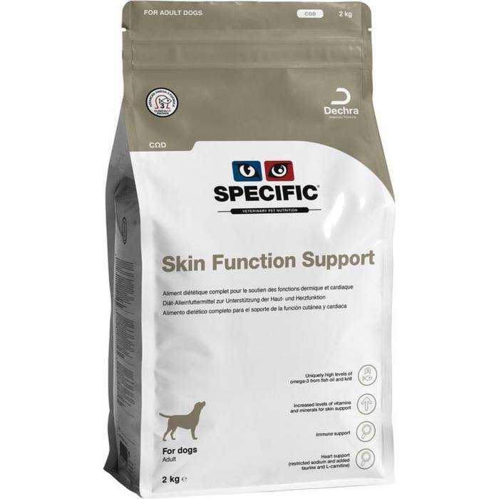 Specific COD Skin Function Support sausas maistas šunims, turintiems alerginį dermatitą, 7 kg