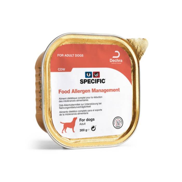Specific CDW Food Allergen Management konservai šunims, turėjusiems neigiamą reakcija į maistą, 6 x 300 g