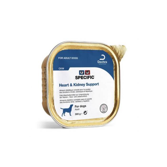 Specific CKW Heart and Kidney Support konservas šunims, turintiems širdies ir inkstų problemų, 6 x 300 g