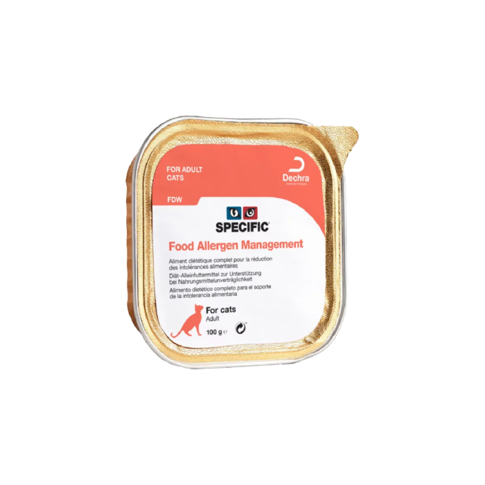 Specific FDW Food Allergen Management konservas katėms, alergiškoms maistui, 7 x 100 g