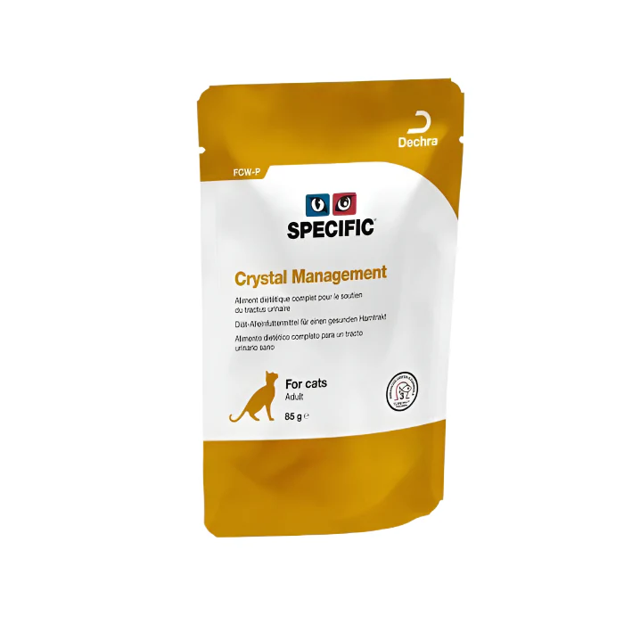 Specific FCW-P Crystal Management guliašas katėms, nuo struvitų kristalų susidarymo, 12 x 85 g