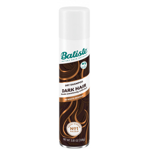 Batiste Plus Dark Hair Sausas šampūnas tamsiems plaukams, 200ml