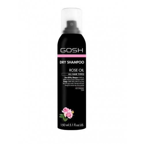 GOSH Copenhagen Dry Shampoo Spray Rose Oil Sausas šampūnas su rožių aliejumi, 150ml