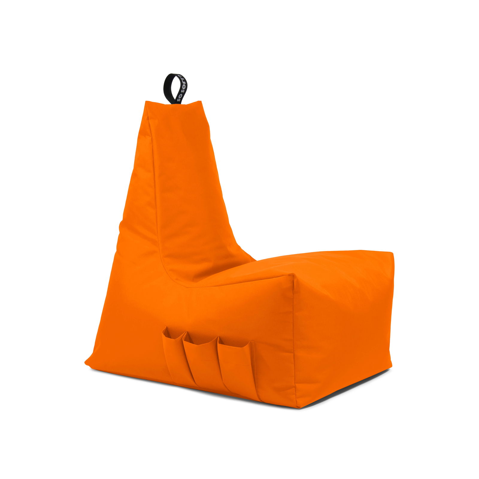 Sėdmaišis Icy Gamer L, 80x60x80 cm, oranžinė