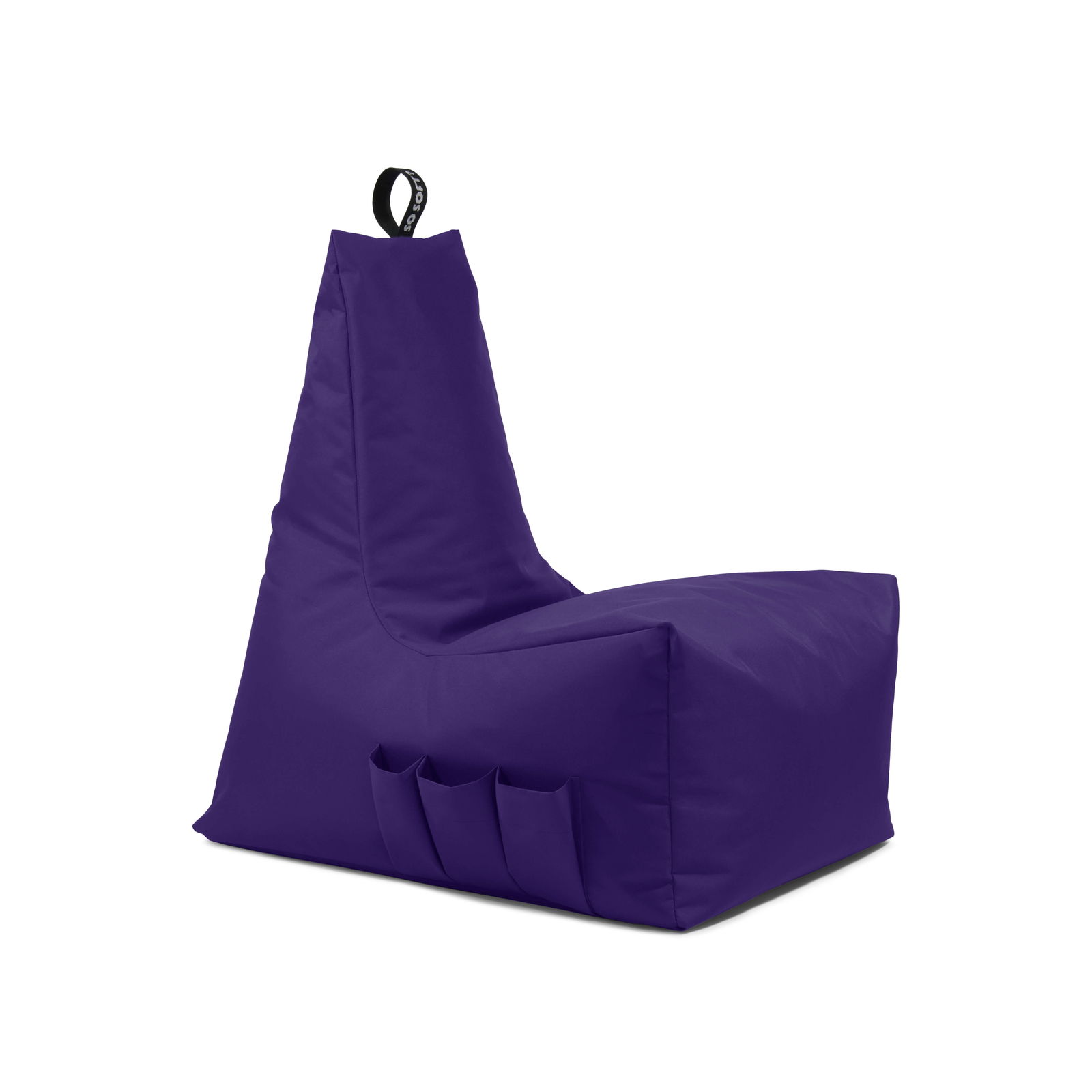 Sėdmaišis Icy Gamer L, 80x60x80 cm, violetinė