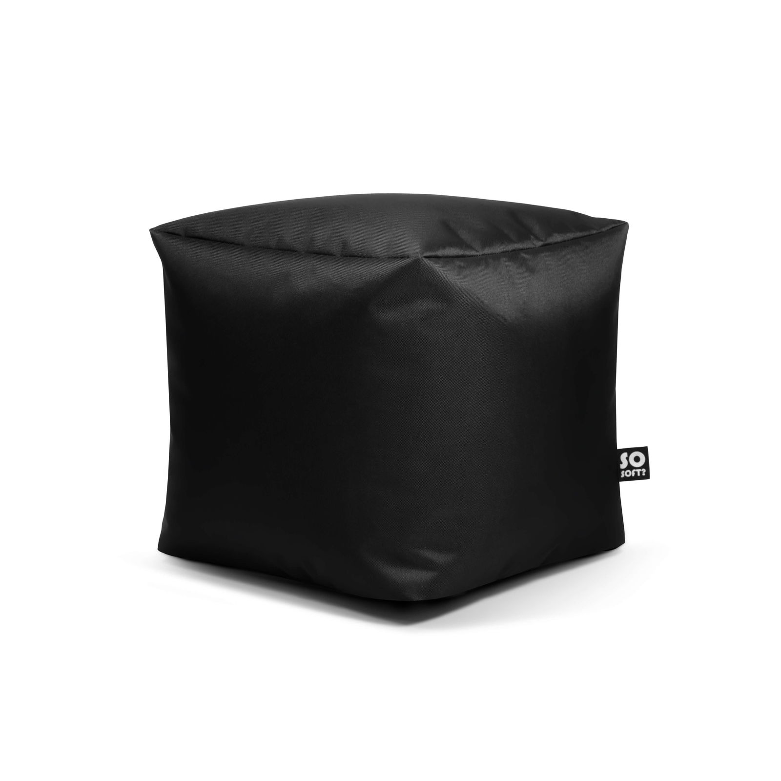 Sėdmaišis Cube M Robust, 40x40 cm, juodas