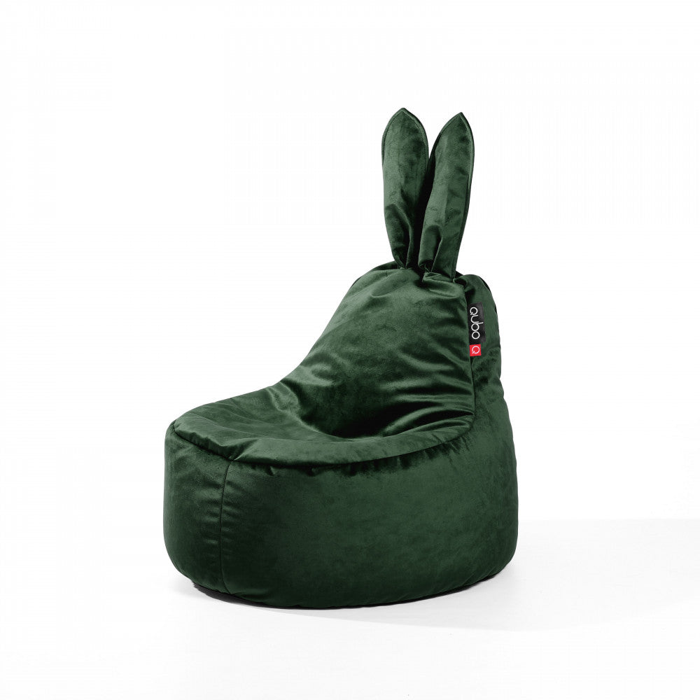 Qubo™ Baby Rabbit Emerald FRESH FIT sėdmaišis
